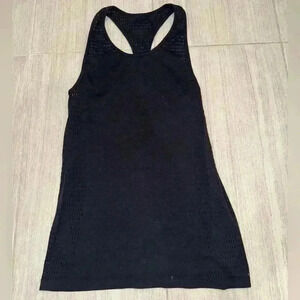 FABLETICS Black Racer Back Tank with Cut out details